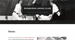 Desktop Screenshot of edinburghaikido.co.uk